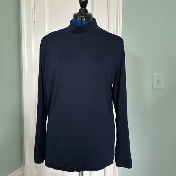 Croft&Barrow Blue Turtleneck - Picture 1 of 8